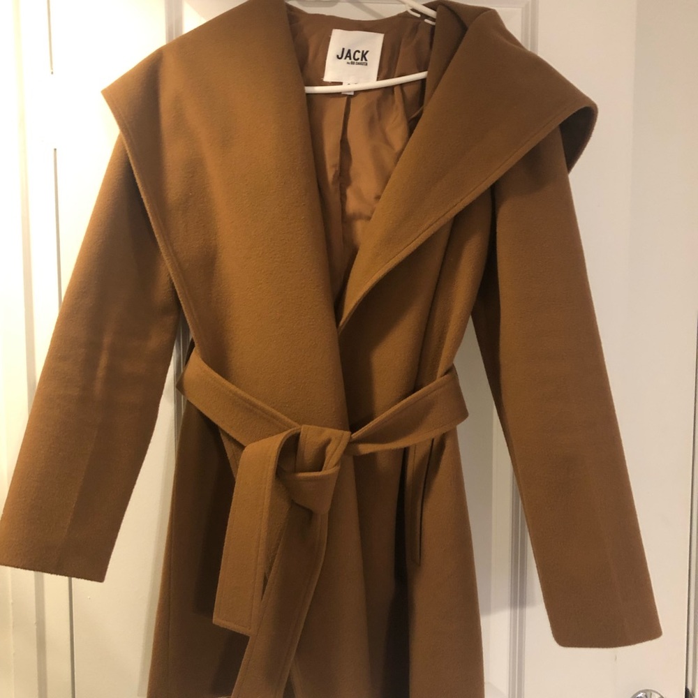 NWOT JACK by BB DAKOTA camel coat